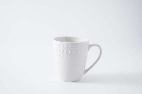 Textured White Porcelain Dinnerware Set - 图片 7