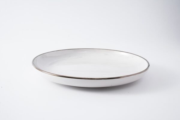 Grey-Black Dual-Tone Ceramic Tableware Set – Bold Elegance - 图片 4