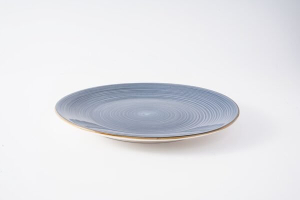 Blue Handmade Ceramic Platters Diner Set - 图片 6