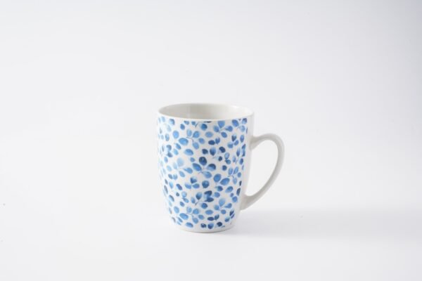 Blue Dots Floral Ceramic Dinner Set - 图片 4