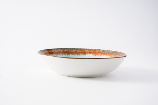 Rustic Blue Ceramic Plates – Earthy Charm and Elegance - 图片 5