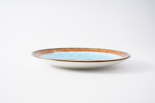 Rustic Blue Ceramic Plates – Earthy Charm and Elegance - 图片 3