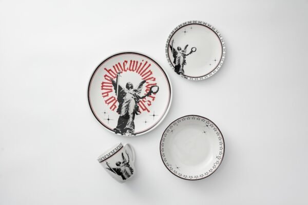 Modern Art Ceramic Plate Set