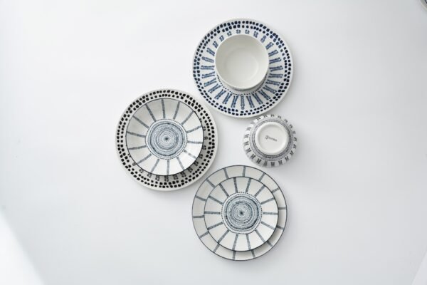 Geometric Pattern Ceramic Plates – Intricate and Unique
