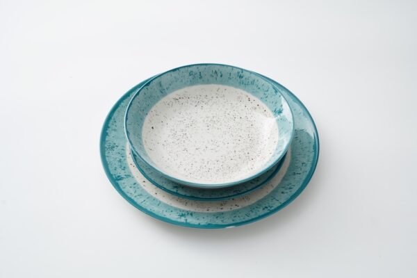 Rustic Multicolor Dinner Set – Vibrant Ceramic Dishware - 图片 5