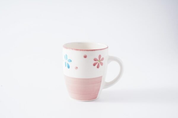 Handpainted tableware colorful flower pattern dinner set mug and saucer - 图片 9