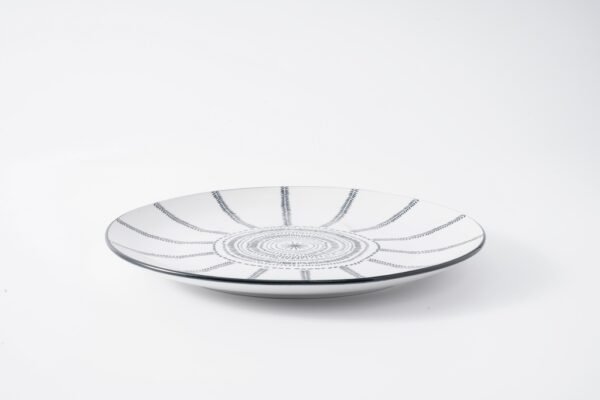 Geometric Pattern Ceramic Plates – Intricate and Unique - 图片 5