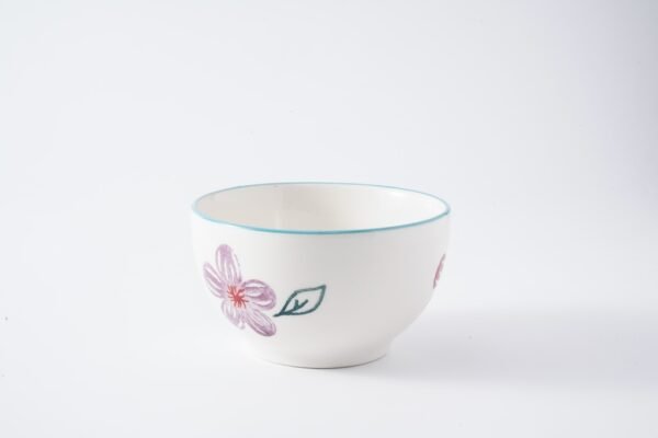 Handpainted tableware colorful flower pattern dinner set mug and saucer - 图片 6