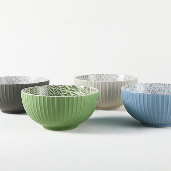 Minimalist Style Ceramic Bowls Set - 图片 3