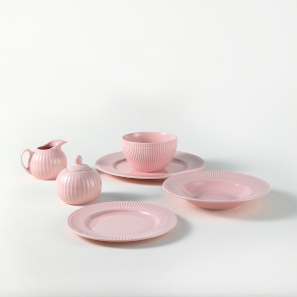 Blush Pink Ceramic Tableware Set – Elegance in Soft Pastels - 图片 8