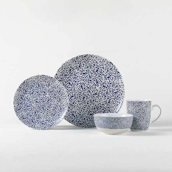 Modern Geometric Pattern Ceramic Plates & Bowls Set - Wholesale Dinnerware Collection
