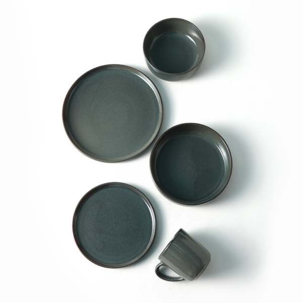 Black Ceramic Plates & Bowls Set - Premium Wholesale Dinnerware - 图片 3