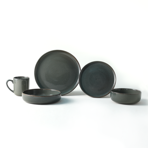 Black Ceramic Plates & Bowls Set - Premium Wholesale Dinnerware - 图片 2