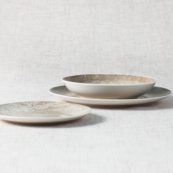 Gray Ceramic Plates & Bowls Set - Wholesale Dinnerware for Hotels - 图片 5