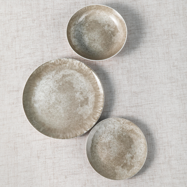 Gray Ceramic Plates & Bowls Set - Wholesale Dinnerware for Hotels - 图片 3