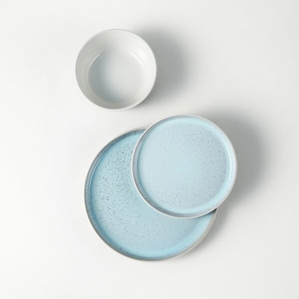 Blue Ceramic Plates & Bowls Set - Wholesale Dinnerware for B2B Clients - 图片 2