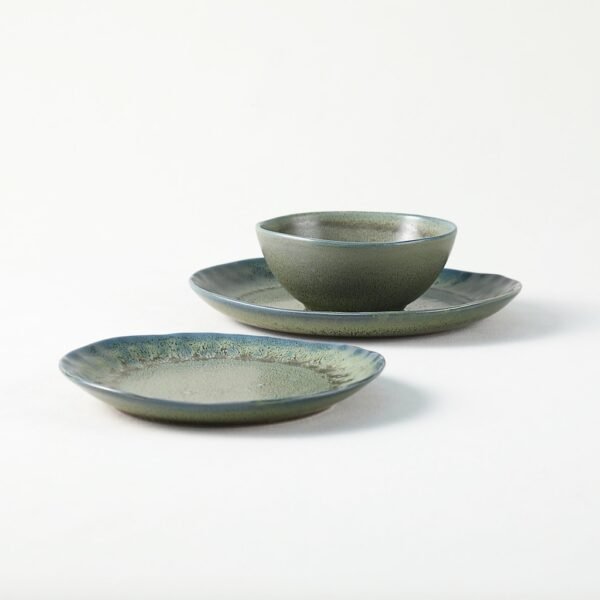 Green Ceramic Plates & Cups Set - Wholesale Dinnerware for Retailers - 图片 5