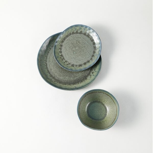 Green Ceramic Plates & Cups Set - Wholesale Dinnerware for Retailers - 图片 2
