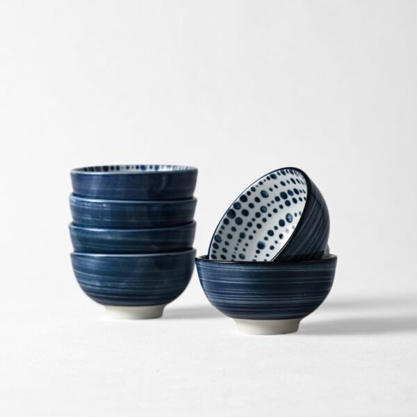 Handcrafted Japanese Ceramic Bowls – Geometric Designs - 图片 6