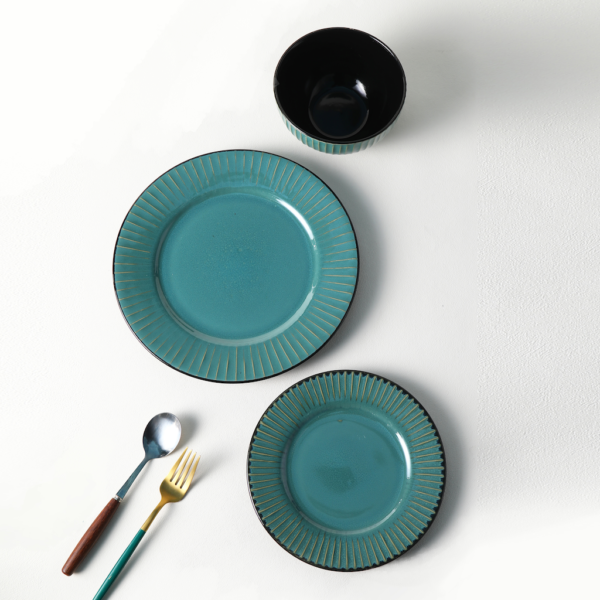 Green Ceramic Plates & Bowls Set - Wholesale Dinnerware for Restaurants - 图片 3